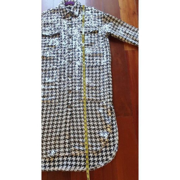 LIMITED EDITION Zara Houndstooth Overshirt, Sze M - Picture 14 of 15